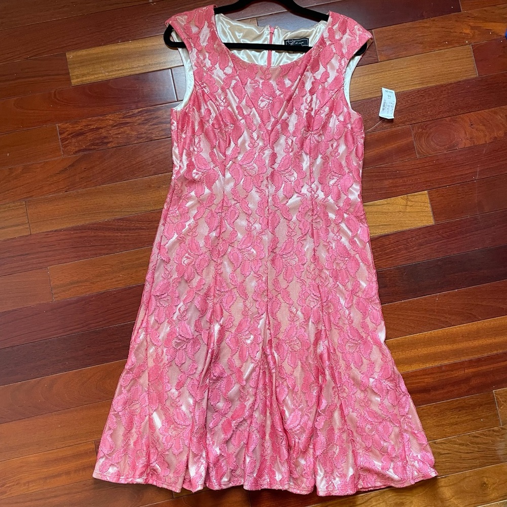Dressbarn Pink Lace Dress